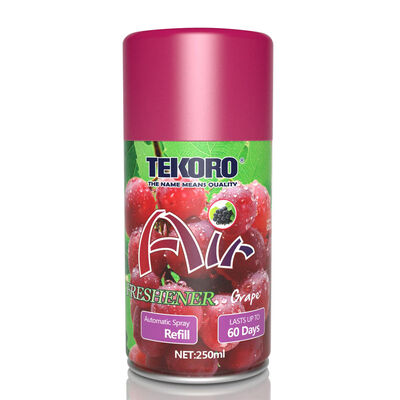 Grape Flavour Air Freshener 200 ml kapasiteli ve CE, RoHS, SGS, GMP sertifikalı otomatik püskürtme dolgu cihazı