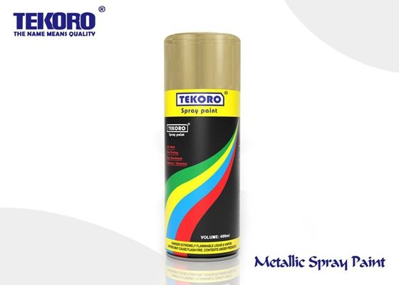 Metal Dekorasyon İçin Çabuk Kuruyan Metalik Sprey Boya Çeşitli Renkler İsteğe Bağlı