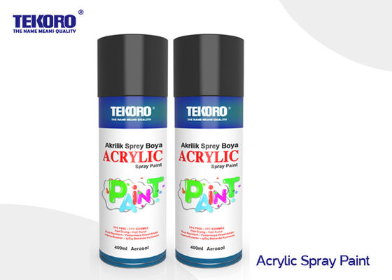 Çeşitli Renkler Akrilik Sprey Boya Plastik Ve Metal Bahçe Aksesuarları Için Hızlı Kuruyan